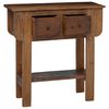 vidaXL Table console bois de r&eacute;cup&eacute;ration m&eacute;lang&eacute; 80x35x80 cm