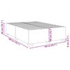 vidaXL Cadre de lit sans matelas rose 140x200 cm velours