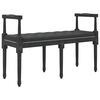 vidaXL Banc Noir 110x40x70 cm Velours
