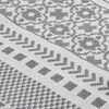 vidaXL Tapis Gris et blanc 100x200 cm Coton