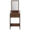 vidaXL Table de Toilette Ch&ecirc;ne brun 50 x 41 x 140 cm Bois d'ing&eacute;nierie
