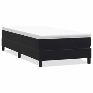 vidaXL Sommier &agrave; lattes de lit sans matelas noir 100x220 cm velours