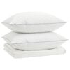 vidaXL Ensemble de couette 90 % en duvet d&rsquo;oie FULDA 3 pc 200 x 200 cm