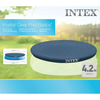 Intex Couverture de piscine ronde 457 cm
