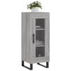 vidaXL Buffet Sonoma gris 34,5x34x90 cm Bois d'ingénierie