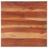 vidaXL Dessus de table bois massif d'acacia 25-27 mm 60x60 cm