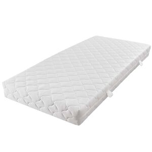 vidaXL Matelas avec housse lavable 200 x 140 x 17 cm H3