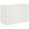 vidaXL Housse de climatiseur Blanc 90 x 40 x 60 cm Acier