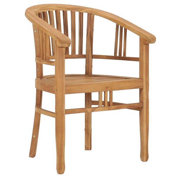 vidaXL Ensemble &agrave; manger de jardin 9 pcs bois de teck solide