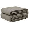 vidaXL Tapis de tente Gris clair 200 x 200 cm Poly&eacute;thyl&egrave;ne