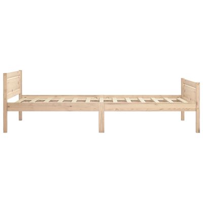 vidaXL Cadre de lit sans matelas bois de pin massif 90x200 cm