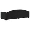 vidaXL Lit de repos sans matelas noir 90x190 cm velours