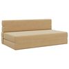 vidaXL Matelas de canap&eacute; pliable Vert Gris 152 x 86,5 x 60 cm Tissu