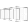 vidaXL Cage pour chat 4,5x1,5x1,5 m Acier galvanis&eacute;