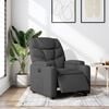 vidaXL Fauteuil inclinable &eacute;lectrique Gris fonc&eacute; Tissu