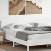 vidaXL T&ecirc;te de lit blanc 180 cm bois massif de pin
