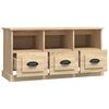 vidaXL Meuble TV ch&ecirc;ne sonoma 100x35x50 cm bois d'ing&eacute;nierie