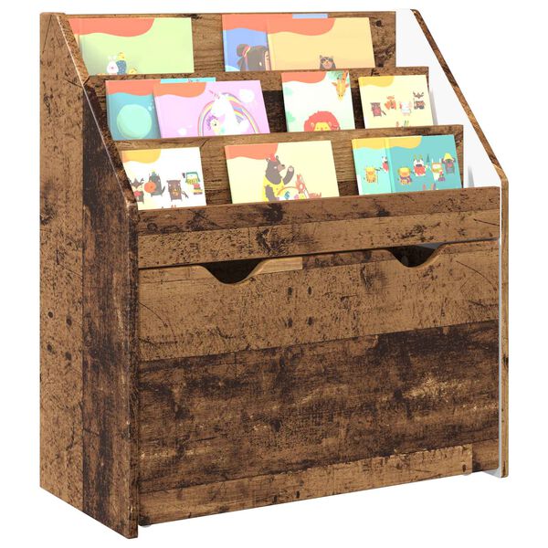 vidaXL Biblioth&egrave;que pour enfants Bois ancien 60 x 29,5 x 69 cm