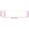 vidaXL Auvent lat&eacute;ral r&eacute;tractable de patio 600x160 cm rouge