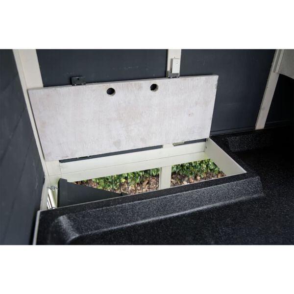 Kerbl Enclos pour rongeurs Villa 118x68x118 cm Bois vitrifi&eacute;