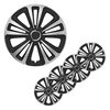 ProPlus Enjoliveurs Terra Argent&eacute; et noir 14" 4 pcs