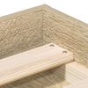 vidaXL Cadre de lit sans matelas ch&ecirc;ne sonoma 120x200 cm