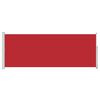 vidaXL Auvent lat&eacute;ral r&eacute;tractable de patio 180x500 cm Rouge