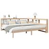 vidaXL Lit bibliothèque sans matelas 180x200 cm bois massif de pin