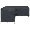 vidaXL Housse pour meubles Noir 260 x 210 x 80 cm Tissu Oxford 210D