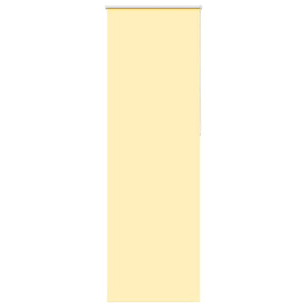 vidaXL Store enrouleur occultant jaune largeur du tissu 80,7 cm
