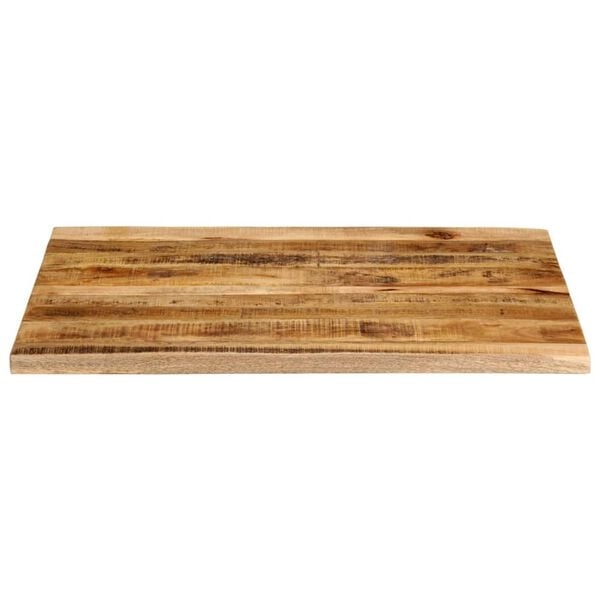 vidaXL Dessus de table 110x80x2,5cm bord vif bois massif manguier brut
