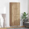vidaXL Haut Armoire Montage mural Ch&ecirc;ne artisanal 69,5 x 34 x 180 cm