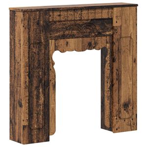 vidaXL Cadre de chemin&eacute;e Bois ancien 93 x 20 x 89 cm Bois d'ing&eacute;nierie