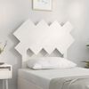 vidaXL T&ecirc;te de lit Blanc 92x3x81 cm Bois massif de pin