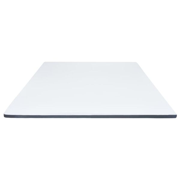 vidaXL Surmatelas de sommier tapissier 200x200x5 cm mi-doux