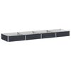 vidaXL Jardin sur&eacute;lev&eacute; Anthracite 320 x 80 x 24 cm