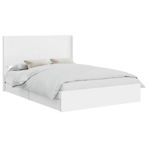vidaXL Cadre de lit avec rangement et t&ecirc;te de lit 3 pcs