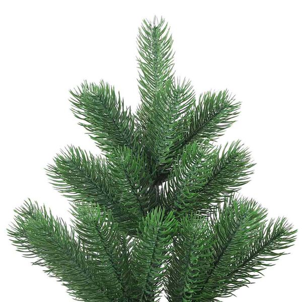vidaXL Sapin de No&euml;l artificiel Nordmann avec LED et boules Vert 180cm