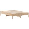 vidaXL Cadre de lit sans matelas 120x190 cm bois de pin massif