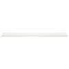vidaXL &Eacute;tag&egrave;re flottante 4 pcs Blanc 100 x 18 x 2,5 cm Acier
