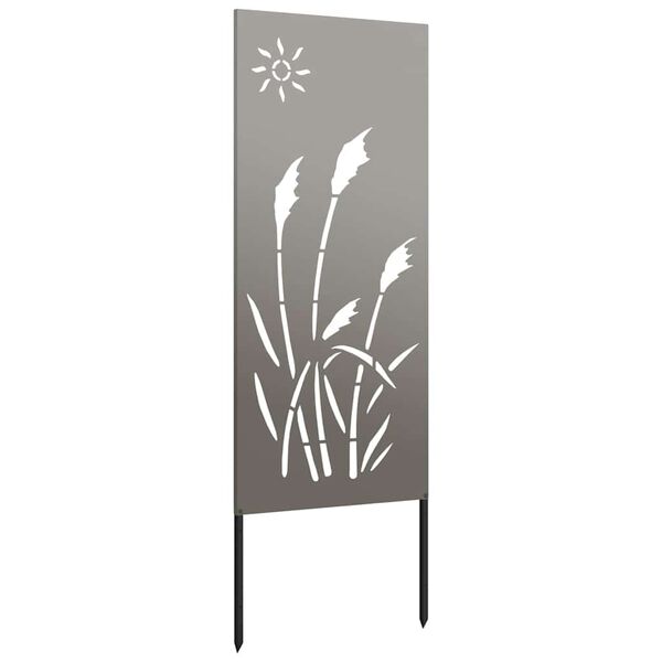 vidaXL &Eacute;cran de confidentialit&eacute; de jardin Fretwork Rouill&eacute; 50 x 140 cm