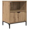 vidaXL Cabinet de chevet avec tiroir ch&ecirc;ne artisanal 49 x 36 x 61 cm