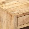 vidaXL Table basse 88x50x38 cm Bois de manguier brut