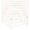 vidaXL Composteur Blanc 82,5x82,5x99,5 cm Bois massif de pin