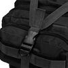 vidaXL Sac &agrave; dos en style militaire 50 L Noir