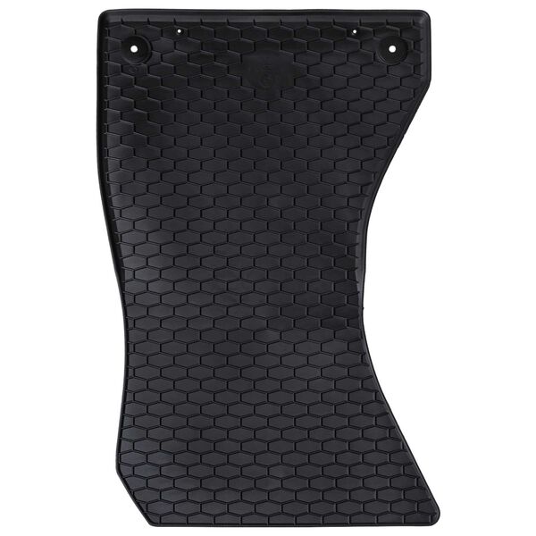 vidaXL Tapis de voiture 4 pcs Noir Caoutchouc