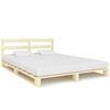 vidaXL Cadre de lit de palette sans matelas 160x200 cm bois massif pin