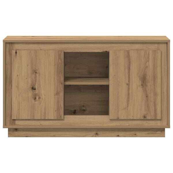 vidaXL Buffet ch&ecirc;ne artisanal 102x35x60 cm bois d'ing&eacute;nierie