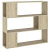 vidaXL Biblioth&egrave;que/S&eacute;parateur de pi&egrave;ce Ch&ecirc;ne sonoma 100x24x94 cm
