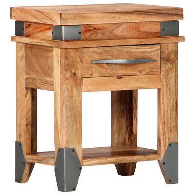 vidaXL Table de chevet 40x30x51 cm Bois d'acacia massif